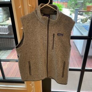 Patagonia Heather Gray Fleece Vest